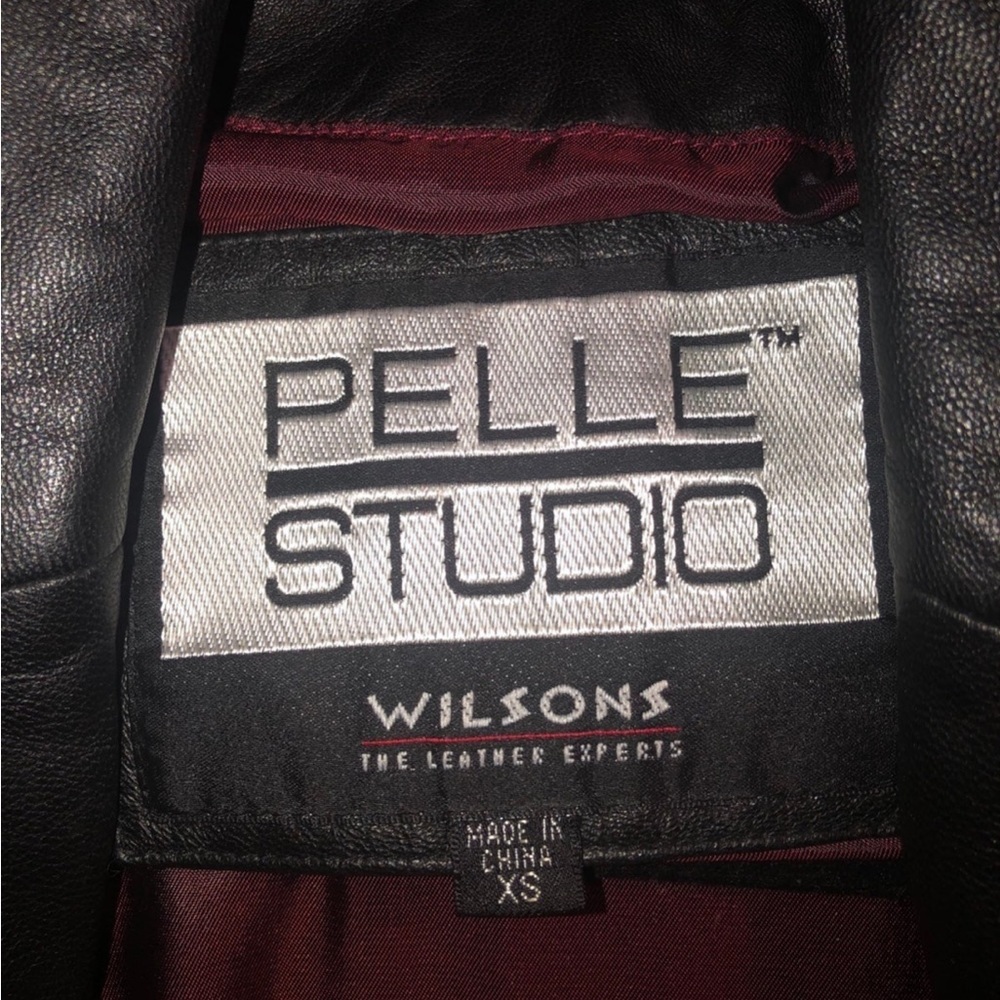 Pelle Studio by Wilson's leather black leather jacket - Picture 2 of 4